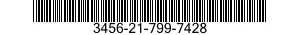 3456-21-799-7428 MANDREL,ROLLER TUBE EXPANDER 3456217997428 217997428