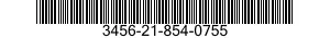 3456-21-854-0755 MANDREL,ROLLER TUBE EXPANDER 3456218540755 218540755