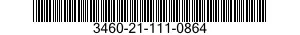 3460-21-111-0864 MANDREL,MACHINE,SOLID 3460211110864 211110864