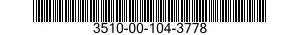 3510-00-104-3778  3510001043778 001043778