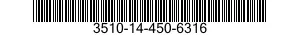 3510-14-450-6316 FILTER 3510144506316 144506316