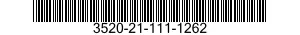 3520-21-111-1262  3520211111262 211111262