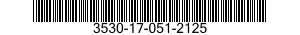 3530-17-051-2125 NEEDLE,SEWING MACHINE 3530170512125 170512125