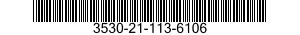 3530-21-113-6106 NEEDLE,SEWING MACHINE 3530211136106 211136106