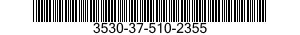3530-37-510-2355 SEWING MACHINE,INDUSTRIAL 3530375102355 375102355
