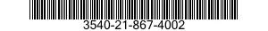 3540-21-867-4002 HINGE,BRAKE,TYING M 3540218674002 218674002