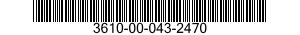 3610-00-043-2470  3610000432470 000432470