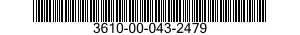 3610-00-043-2479  3610000432479 000432479