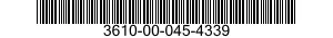 3610-00-045-4339  3610000454339 000454339