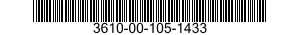 3610-00-105-1433  3610001051433 001051433