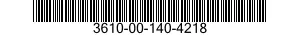 3610-00-140-4218  3610001404218 001404218
