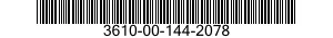 3610-00-144-2078  3610001442078 001442078