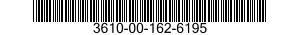 3610-00-162-6195  3610001626195 001626195