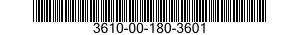 3610-00-180-3601  3610001803601 001803601