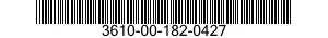 3610-00-182-0427  3610001820427 001820427