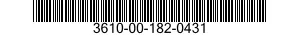 3610-00-182-0431  3610001820431 001820431