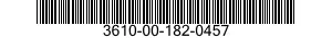 3610-00-182-0457  3610001820457 001820457