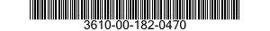 3610-00-182-0470  3610001820470 001820470