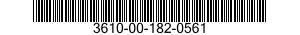 3610-00-182-0561  3610001820561 001820561