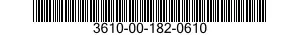 3610-00-182-0610  3610001820610 001820610