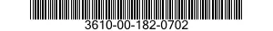 3610-00-182-0702  3610001820702 001820702