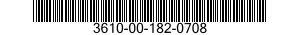 3610-00-182-0708  3610001820708 001820708