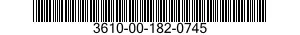 3610-00-182-0745  3610001820745 001820745