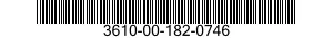 3610-00-182-0746  3610001820746 001820746
