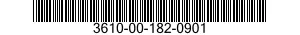 3610-00-182-0901  3610001820901 001820901