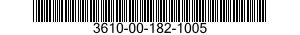 3610-00-182-1005  3610001821005 001821005