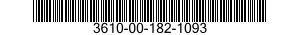 3610-00-182-1093  3610001821093 001821093
