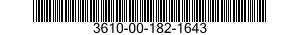 3610-00-182-1643  3610001821643 001821643