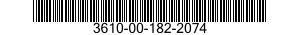 3610-00-182-2074  3610001822074 001822074