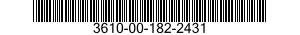 3610-00-182-2431  3610001822431 001822431