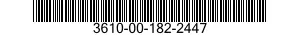 3610-00-182-2447  3610001822447 001822447