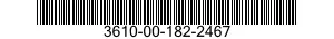 3610-00-182-2467  3610001822467 001822467