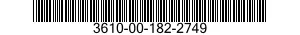 3610-00-182-2749  3610001822749 001822749