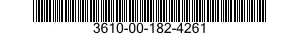 3610-00-182-4261  3610001824261 001824261