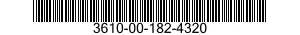 3610-00-182-4320  3610001824320 001824320