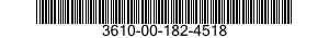 3610-00-182-4518  3610001824518 001824518