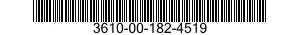 3610-00-182-4519  3610001824519 001824519