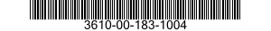 3610-00-183-1004  3610001831004 001831004
