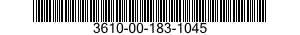 3610-00-183-1045  3610001831045 001831045