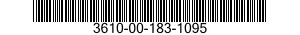 3610-00-183-1095  3610001831095 001831095