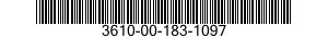 3610-00-183-1097  3610001831097 001831097