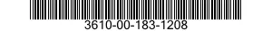 3610-00-183-1208  3610001831208 001831208