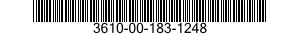 3610-00-183-1248  3610001831248 001831248