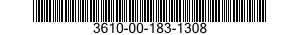 3610-00-183-1308  3610001831308 001831308