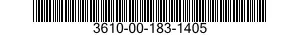 3610-00-183-1405  3610001831405 001831405