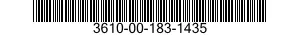 3610-00-183-1435  3610001831435 001831435